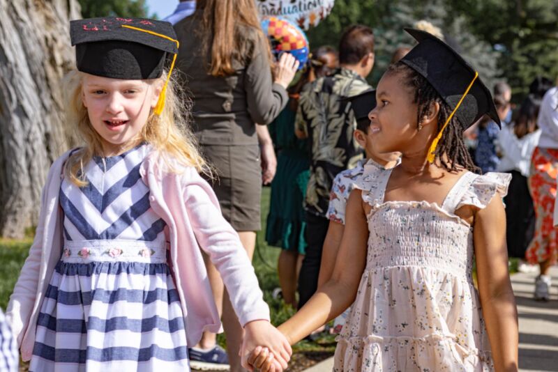 Image for the Tweet beginning: Our preschool graduates took their