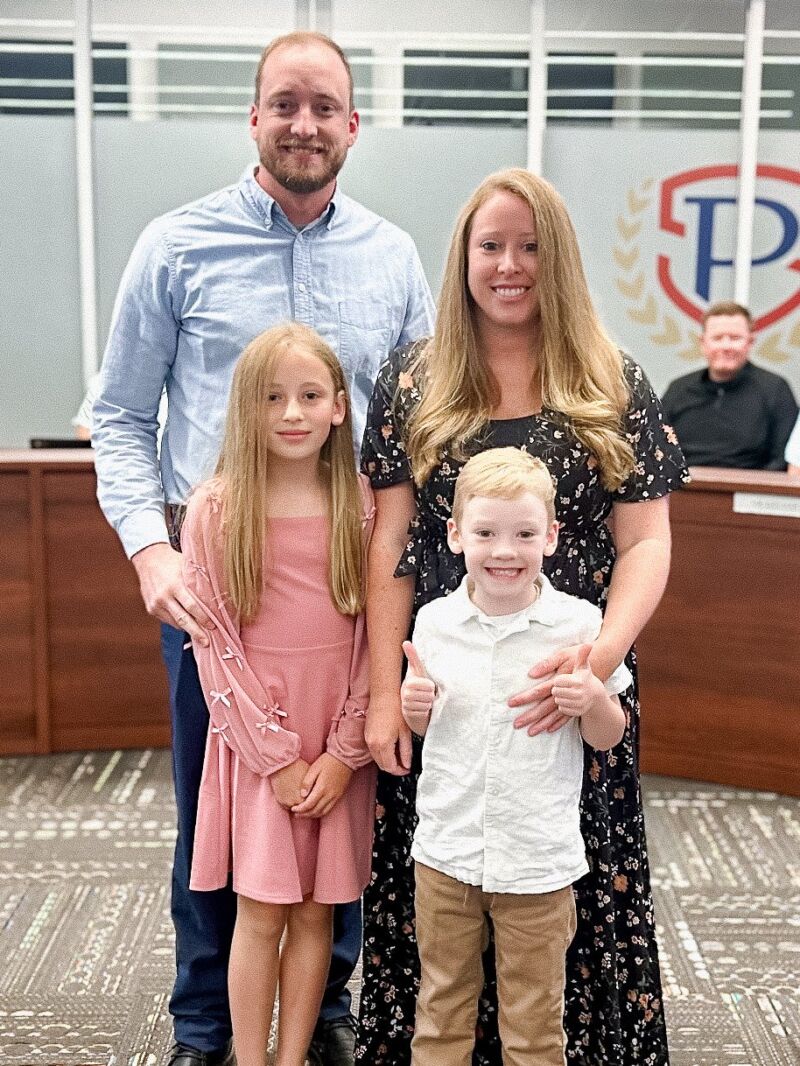 Image for the Tweet beginning: Board of Education welcomed four