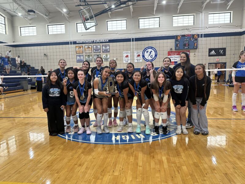 Image for the Tweet beginning: MARION COUNTY 8TH GRADE VOLLEYBALL