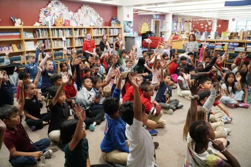 Image for the Tweet beginning: Southport Elementary School got a