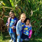 1st grade girls at the farm