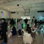 Dancing in the gym at the father-daughter dance