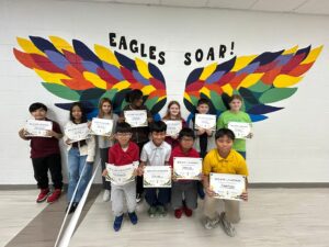 GV students with their respect award