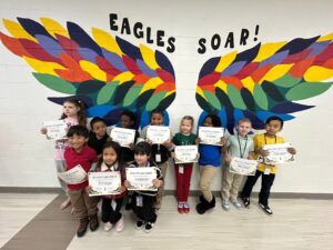 GV students with their respect award