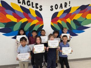 GV students with their respect award