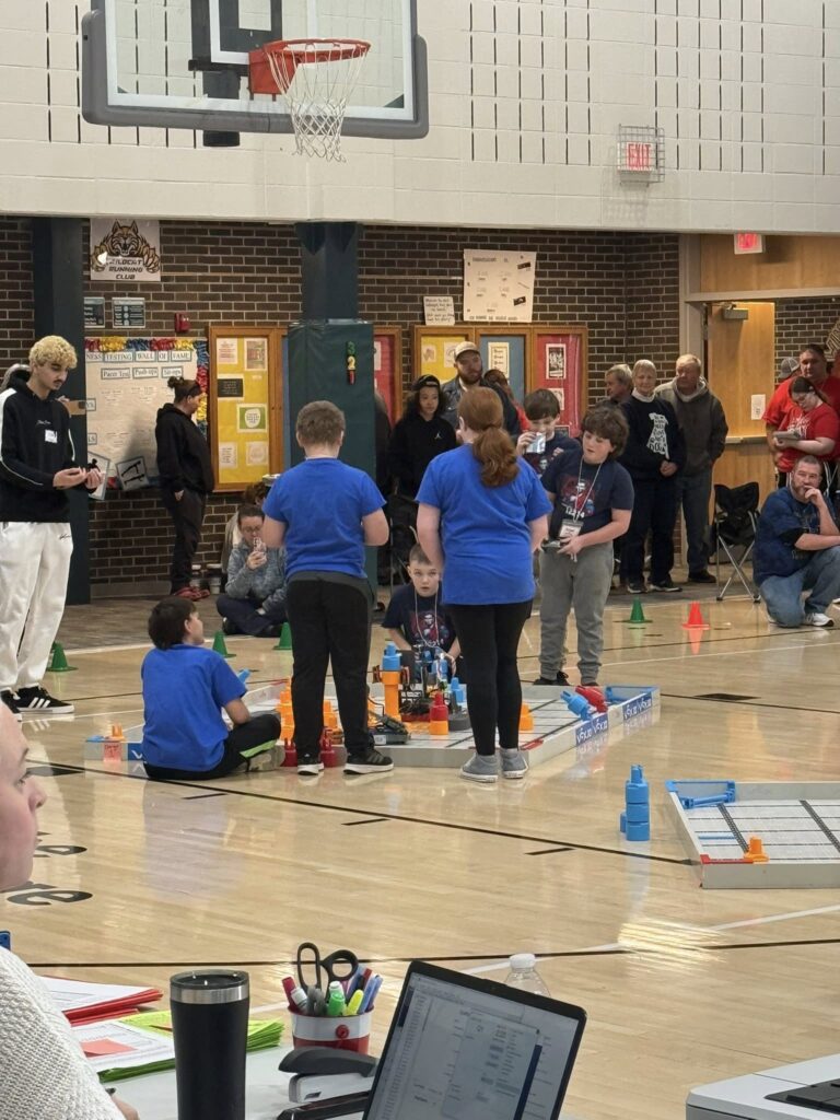 GV robotics team working hard at their competition