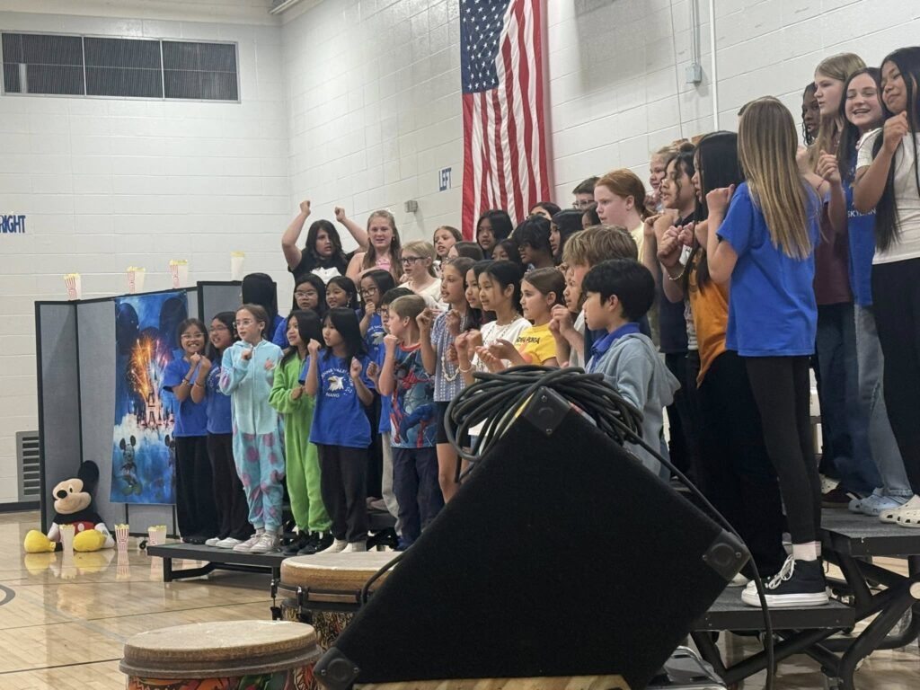 4th and 5th Grade choir performing Kid Flix: Music from the Movies Kids Love