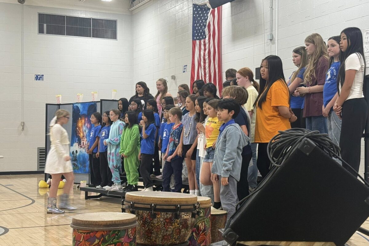 4th and 5th Grade choir performing Kid Flix: Music from the Movies Kids Love