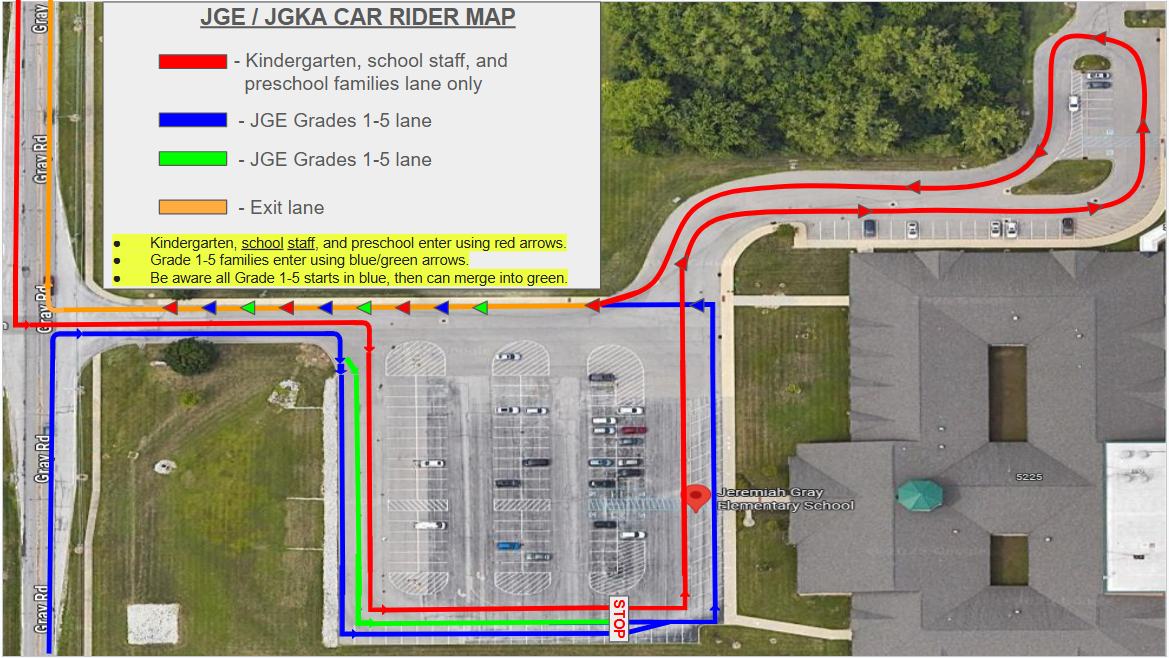 car rider map