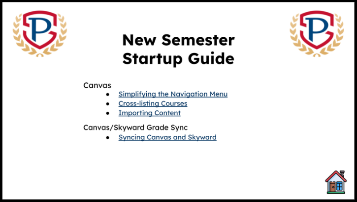 New Semester Slides