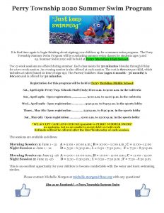 Summer Swim Flyer