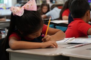 girl in class