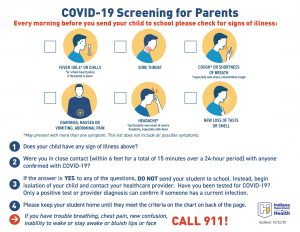 covid screening 10/22