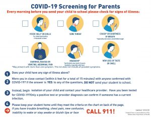 COVID Screening 1027